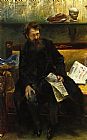 Portrait of the Poet Peter Hille by Lovis Corinth
